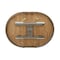International Concepts Round 36 in Rd top ped table, 12 in leaf, 29.3 inh, dining Height, Hickory/Washed Coal, 36 W, 48 L K45-36RXT - alternate 2